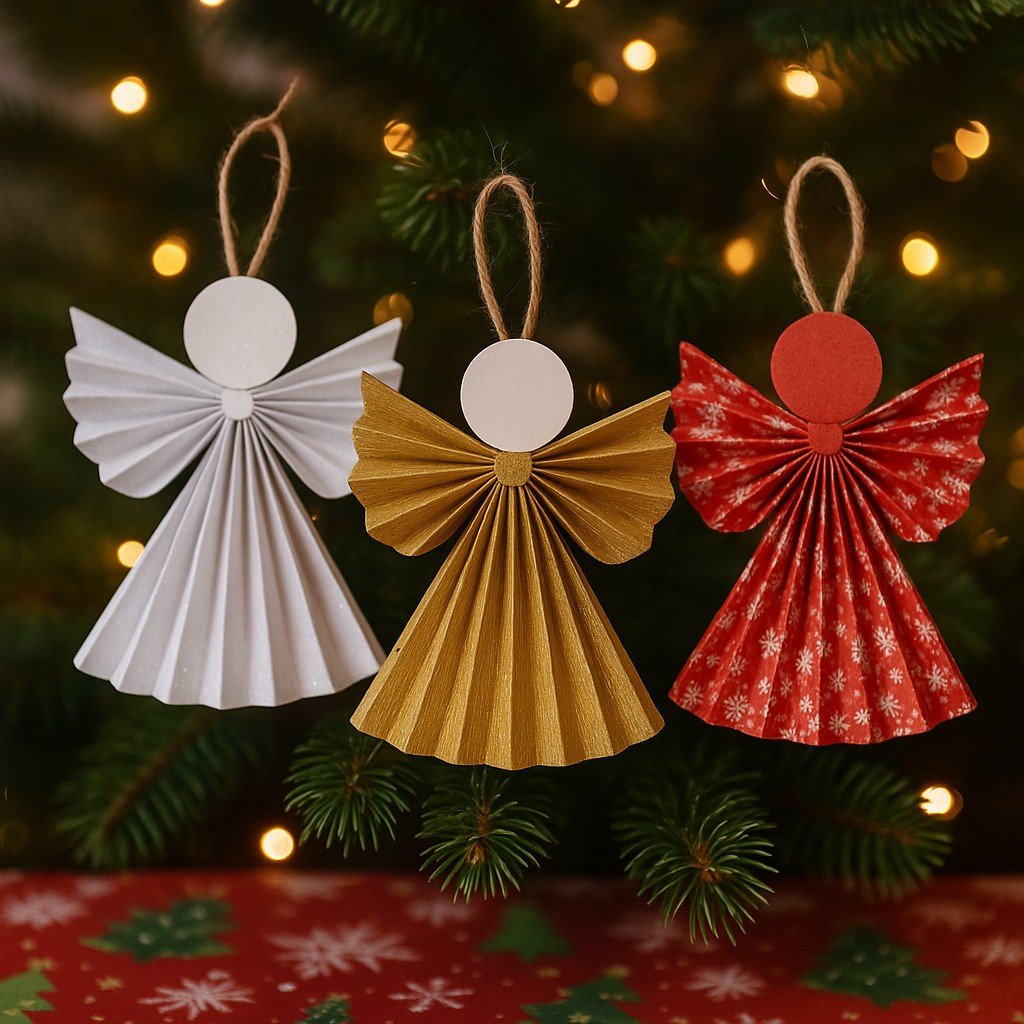 Paper Angel, craft for kids