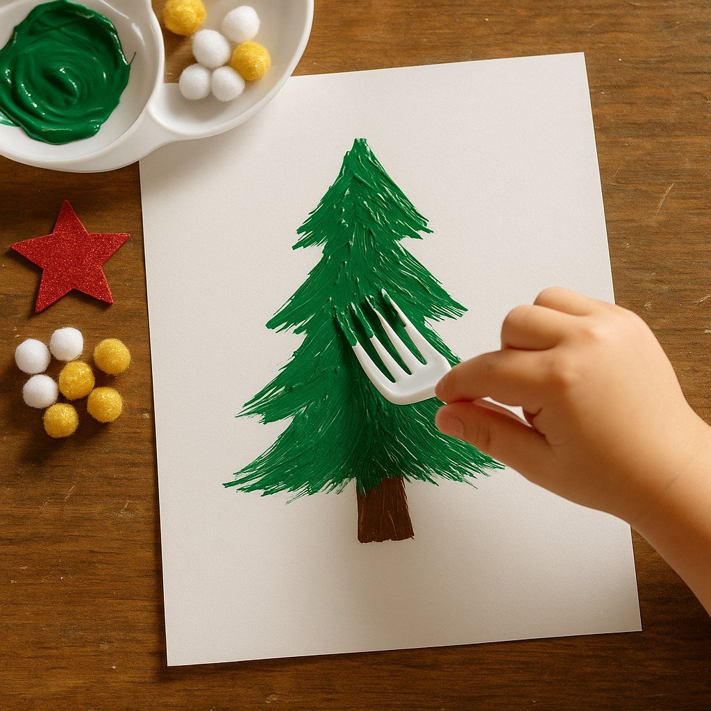Fork-Painted Tree