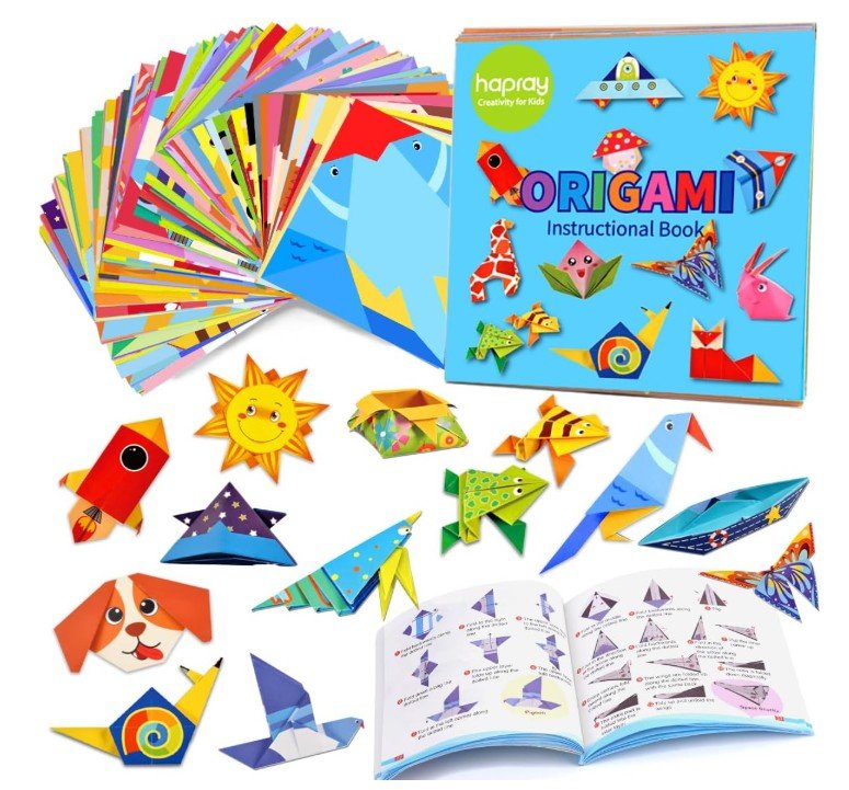 Origami Kit with Guiding Book, 98 Sheets Paper with 47 Patterns, DIY Art and Craft Projects
(Amazon)